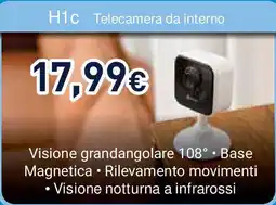 Unieuro H1c Telecamera da interno offerta