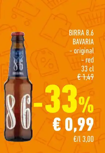 Conad Superstore Birra 8.6 bavaria offerta