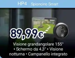 Unieuro HP4 Spioncino Smart offerta