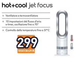 Unieuro hot+cool jet focus offerta