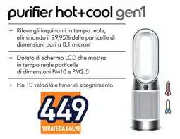 Unieuro purifier hot+cool gen1 offerta