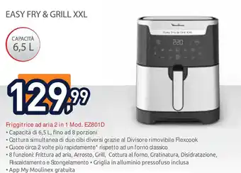 Unieuro Moulinex EASY FRY & GRILL XXL offerta