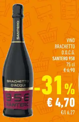 Conad Superstore Vino brachetto d.o.c.g. SANTERO 958 offerta