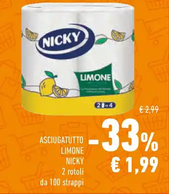 Conad Superstore Asciugatutto limone NICKY offerta