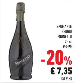 Conad Superstore Spumante sergio MIONETTO offerta