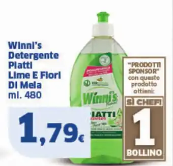 Sigma Winni's Detergente Plattl Lime E Flori DI Mela offerta