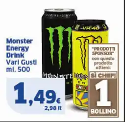 Sigma Monster Energy Drink Vari Gusti offerta