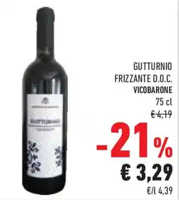 Conad Superstore Gutturnio frizzante d.o.c. VICOBARONE offerta