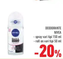 Conad Superstore Deodorante NIVEA offerta