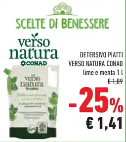 Conad Superstore Detersivo piatti VERSO NATURA CONAD offerta