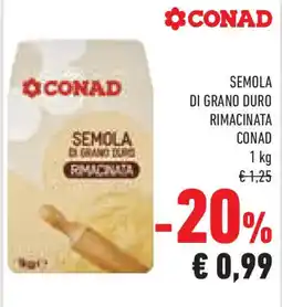 Conad Superstore Semola di grano duro rimacinata CONAD offerta