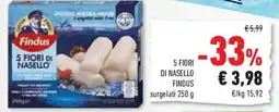 Conad Superstore 5 fiori di nasello FINDUS offerta