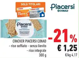 Conad Superstore Cracker piacersi CONAD offerta