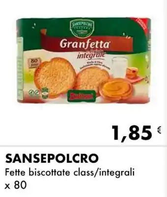 Iper Tosano SANSEPOLCRO Fette biscottate class/integrali offerta