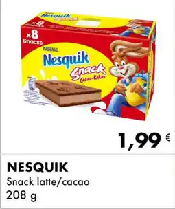 Iper Tosano NESQUIK Snack latte/cacao offerta