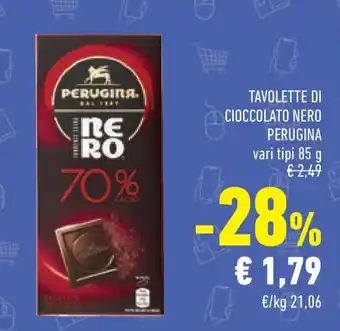 Conad Superstore Tavolette di cioccolato nero PERUGINA offerta