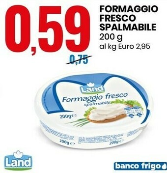 Eurospin Formaggio fresco spalmabile 200 g offerta