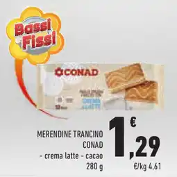 Conad Superstore Merendine trancino CONAD offerta