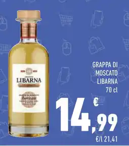 Conad Superstore Grappa di moscato LIBARNA offerta