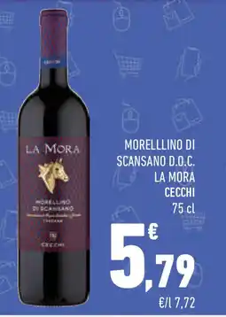 Conad Superstore Morelllino di scansano d.o.c. LA MORA CECCHI offerta