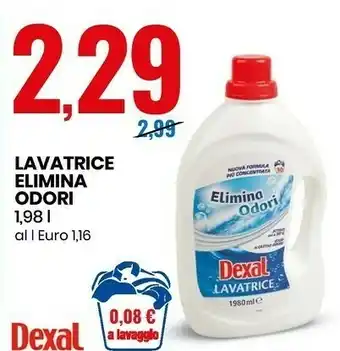Lavatrice elimina odori 1980 ml