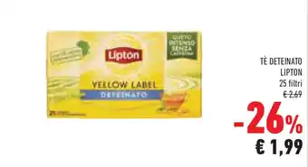 Conad Superstore Tè deteinato LIPTON offerta