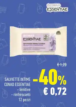 Conad Superstore Salviette intime CONAD ESSENTIAE offerta