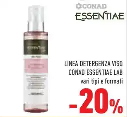 Conad Superstore Linea detergenza viso CONAD ESSENTIAE LAB offerta