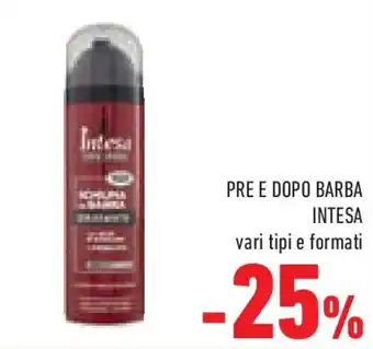 Conad Superstore Pre e dopo barba INTESA offerta