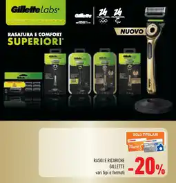 Conad Superstore Rasoi e ricariche GILLETTE offerta