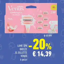 Conad Superstore Lame spa breeze xl gillette VENUS offerta