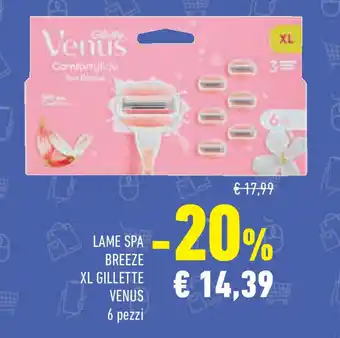 Conad Superstore Lame spa breeze xl gillette VENUS offerta