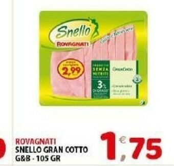 Mio Market Prosciutto cotto offerta
