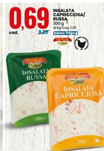 Eurospin Delizie del sole - insalata capricciosa 300 g(ml) offerta