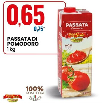Delizie del sole - passata di pomodoro 1000 g(ml)