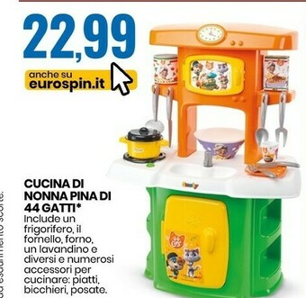 Eurospin Cucina di nonna pina di 44 gatti offerta