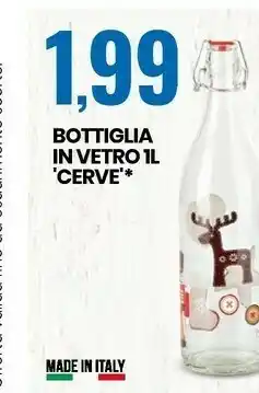 Cerve bottiglia in vetro 1l