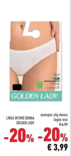 Conad Superstore Linea intimo donna GOLDEN LADY offerta