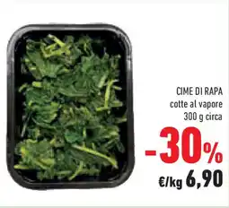 Conad Superstore CIME DI RAPA cotte al vapore offerta