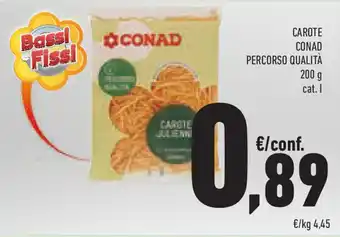 Conad Superstore Carote CONAD PERCORSO QUALITÀ offerta