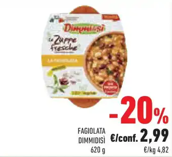 Conad Superstore Fagiolata DIMMIDISÌ offerta