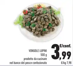 Conad Superstore Vongole lupini offerta