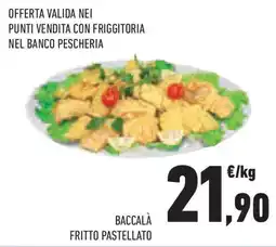 Conad Superstore Baccalà fritto pastellato offerta