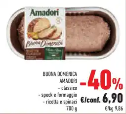 Conad Superstore Buona domenica AMADORI offerta