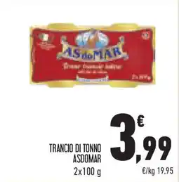 Conad Superstore Trancio di tonno ASDOMAR offerta