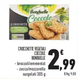 Conad Superstore Crocchette vegetali coccole BONDUELLE offerta