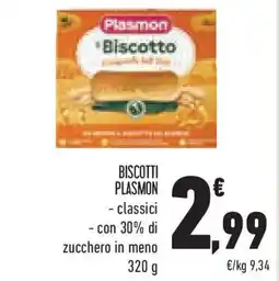 Conad Superstore Biscotti PLASMON offerta