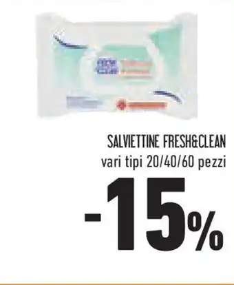 Conad Superstore Salviettine FRESH&CLEAN offerta