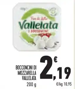 Conad Superstore Bocconcini di mozzarella VALLELATA offerta