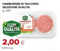 Tigre Hamburger di tacchino selezione qualità offerta